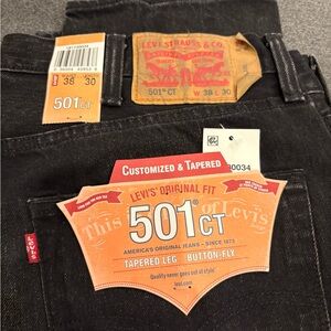 Levi's Men's Black Jeans 38x30